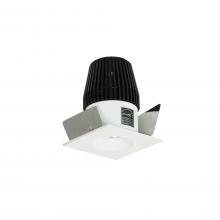 Nora NIO-1SNG27XMPW - 1&#34; Iolite LED NTF Square Reflector with Round Aperture, 600lm, 2700K, Matte Powder White