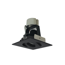 Nora NIR-4SGCDXBB - 4&#34; Iolite LED Square Adjustable Gimbal Retrofit, 800lm / 12W, Comfort Dim, Black Finish