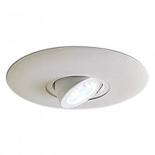 Nora NL-665W - 6&#34; Surface Adjustable Round Spot w/ Metal Trim, White