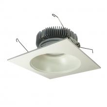 Nora NLCB2-6531530MPW - 6" Cobalt Dedicated High Lumen Square/Round, 1500lm, 3000K, Matte Powder White Reflector / Matte