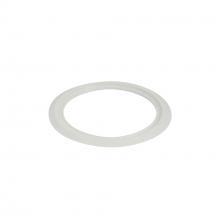 Nora NLCBC-4OR-MPW - Round Oversize Ring for 4" Cobalt Retrofits, Matte Powder White Finish