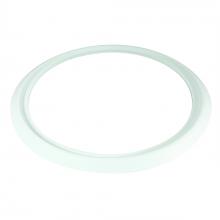 Nora NLCBC-6OR-W - Round Oversize Ring for 6&#34; Cobalt Retrofits, White Finish