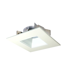 Nora NLCBS-4568530MPW - 4&#34; Cobalt Shallow High Lumen LED Trim, Square/Square Regress, 850lm, 3000K, Matte Powder White