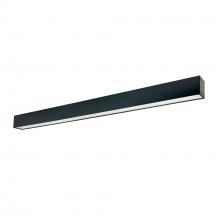 Nora NLUD-4334B - 4' L-Line LED Indirect/Direct Linear, 6152lm / Selectable CCT, Black Finish