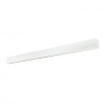 Nora NLUD-4334W/EM - 4&#39; L-Line LED Indirect/Direct Linear, 6152lm / Selectable CCT, White Finish, with EM