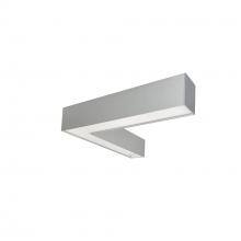 Nora NLUD-L334A/OS - &#34;L&#34; Shaped L-Line LED Indirect/Direct Linear, 3781lm / Selectable CCT, Aluminum Finish, with