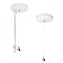 Nora NLUD-PCCW/20 - 20&#39; Pendant Power & Aircraft Mounting Kit for NLUD Series, White Finish