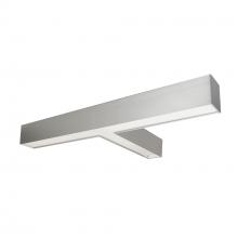 Nora NLUD-T334A/OS - &#34;T&#34; Shaped L-Line LED Indirect/Direct Linear, 5027lm / Selectable CCT, Aluminum Finish, with