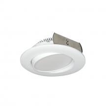 Nora NOXAC-4RGTWWW - 4&#34; AC Onyx Round Adjustable LED Retrofit, 800lm / 11W, Selectable CCT, White Finish