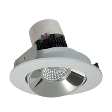 Nora NPR-4RC40XCMPW - 4&#34; Pearl LED Round Adjustable Cone Retrofit, 1000lm / 12W, 4000K, Specular Clear Reflector /