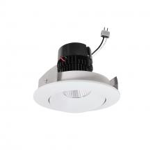 Nora NPRLV-4RC30XMPW - 4&#34; Pearl Low Voltage LED Round Adjustable Cone Retrofit, 1200lm / 11W, 3000K, Matte Powder White