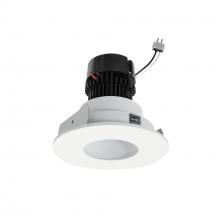 Nora NPRLV-4RPH35XMPW - 4&#34; Pearl Low Voltage LED Round Pinhole Retrofit, 950lm / 11W, 3500K, Matte Powder White Pinhole