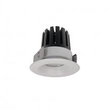 Nora NRM3-43L330FWW - 4&#34; Marquise III Square Open Reflector, 2000lm, 3000K, Flood Optic, White Reflector/White Flange