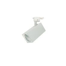 Nora NTE-85433M935W - Jason LED Track Head, Square, 2800lm, 38W, 3500K, 90+ CRI, Medium, White