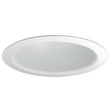 Nora NTM-513W - 5&#34; White Air-Tight Baffle Cone w/ White Flange