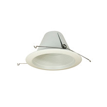 Nora NTM-716WAL - 6&#34; Air-Tight Aluminum Shallow Baffle Cone, White