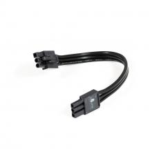 Nora NUA-806B - 6&#34; LEDUR Interconnect Cable, Black