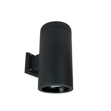 Nora NYLD2-6W075127BBB - 6&#34; Cobalt Wall Mount Cylinder, Black, 750L, 2700K, Black Reflector, 120V Triac/ELV Dimming