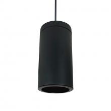 Nora NYLI-6PL151BBB - 6&#34; Cylinder, Black, Pendant Mount, 15W Med. Base, Refl, Black