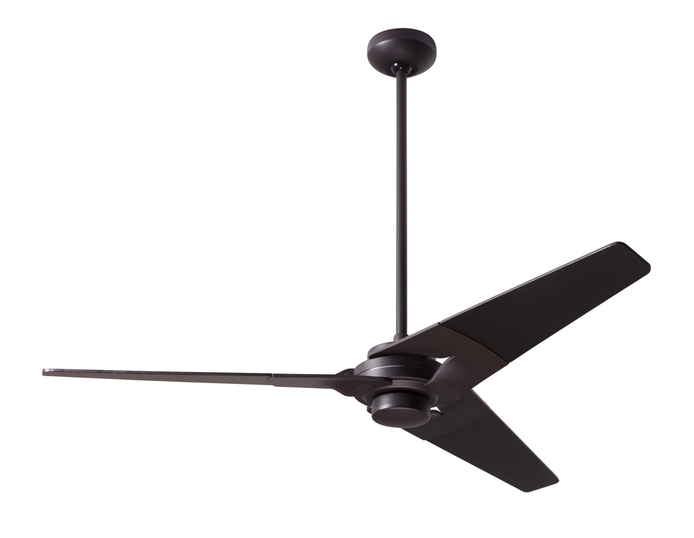 Torsion Fan; Dark Bronze Finish; 52&#34; Black Blades; No Light; Fan Speed Control
