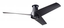 Modern Fan Co. AMB-FM-MB-56-MB-NL-RC - Ambit Flush DC Fan- Matte Black Finish; 56&#34; Matte Black Blades; No Light; Remote Control