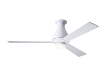 Modern Fan Co. ALT-FM-GW-42-AL-271-004 - Altus Flush Fan; Gloss White Finish; 42&#34; Aluminum Blades; 17W LED; Fan Speed and Light Control (