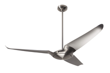 Modern Fan Co. IC3-BN-56-DK-NL-RC - IC/Air (3 Blade ) Fan; Bright Nickel Finish; 56&#34; Dark Blades; No Light; Remote Control