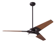 Modern Fan Co. TOR-DB-52-MG-272-002 - Torsion Fan; Dark Bronze Finish; 52&#34; Mahogany Blades; 20W LED; Fan Speed and Light Control (3-wi