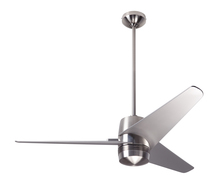 Modern Fan Co. VEL-BN-48-DK-NL-RC - Velo DC Fan; Bright Nickel Finish; 48&#34; Dark Blades; No Light; Handheld Remote Control