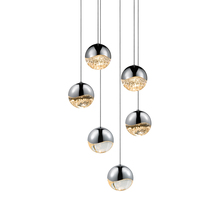 Sonneman 2915.01-MED - 6-Light Round Medium LED Pendant