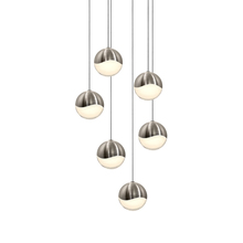 Sonneman 2915.13-MED - 6-Light Round Medium LED Pendant