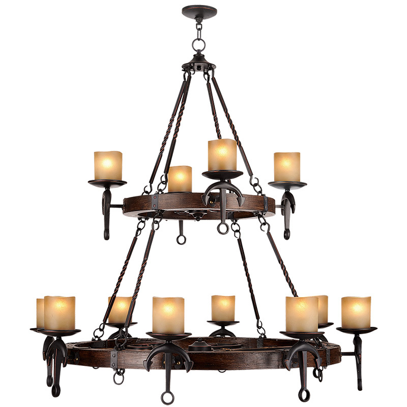 12 Light Olde Bronze Chandelier