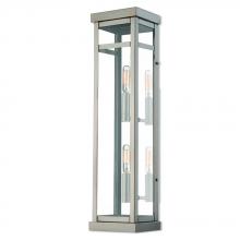 Livex Lighting 20706-91 - 2 Lt BN Outdoor Wall Lantern