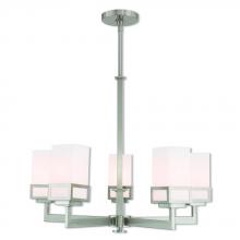 Livex Lighting 40195-91 - 5 Lt BN Chandelier