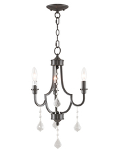 Livex Lighting 40883-92 - 3 Light English Bronze Mini Chandelier