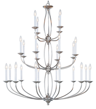 Livex Lighting 4180-91 - 24 Light Brushed Nickel Chandelier