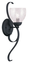 Livex Lighting 4808-04 - 1 Light Black Wall Sconce