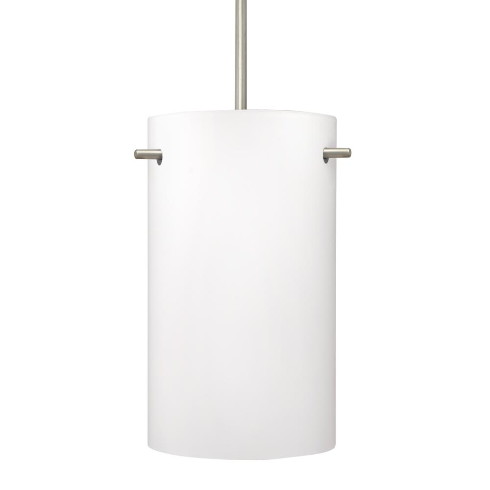 Besa Tamburo 5 Pendant, Opal Matte, Black Finish, 1x100W MAX E26 Base