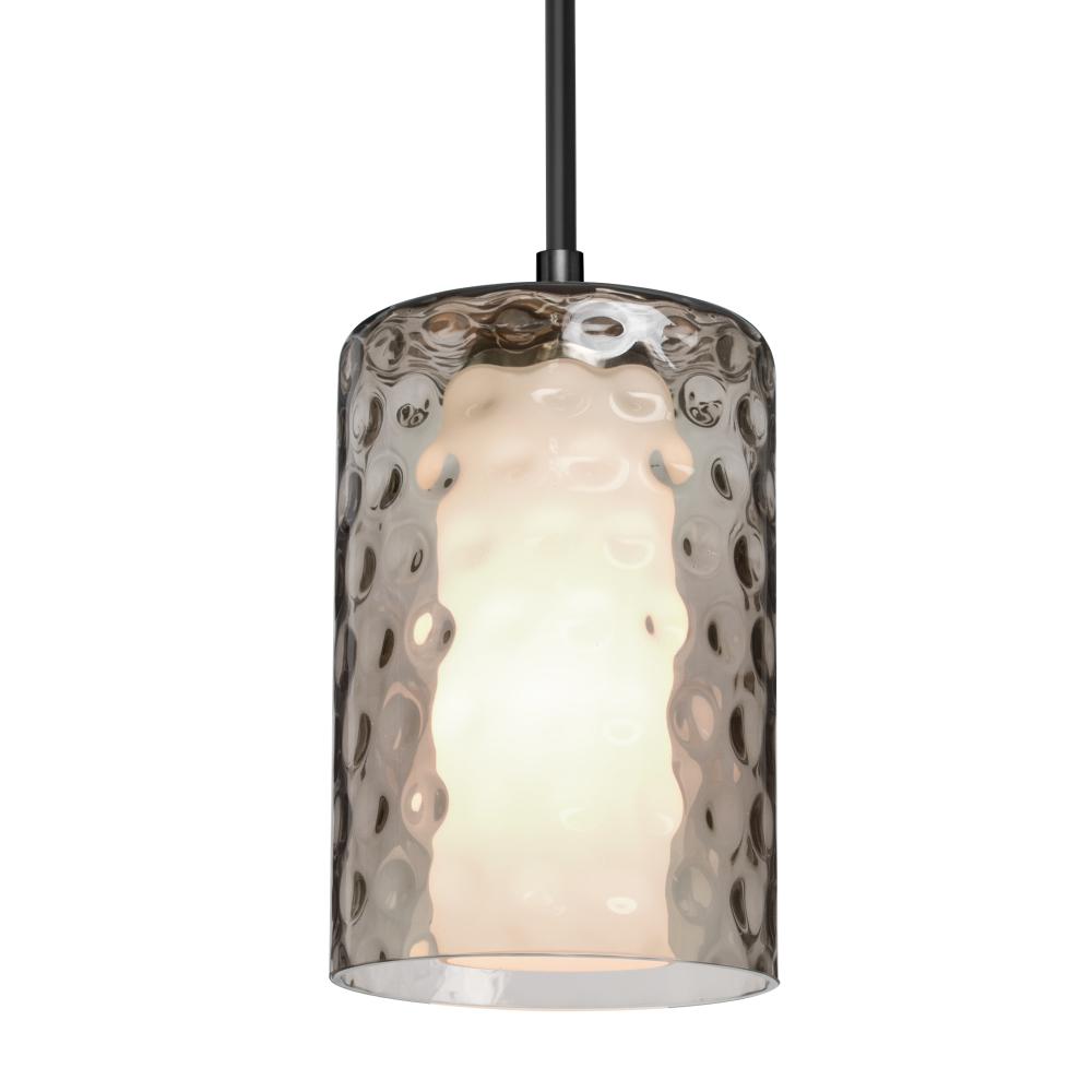 Besa, Esa Cord Pendant, Smoke, Black Finish, 1x60W MAX E26 Base