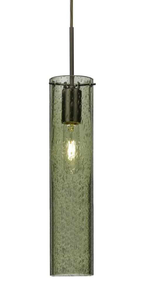 Besa, Juni 16 Cord Pendant, Moss Bubble, Bronze, 1x60W Medium Base