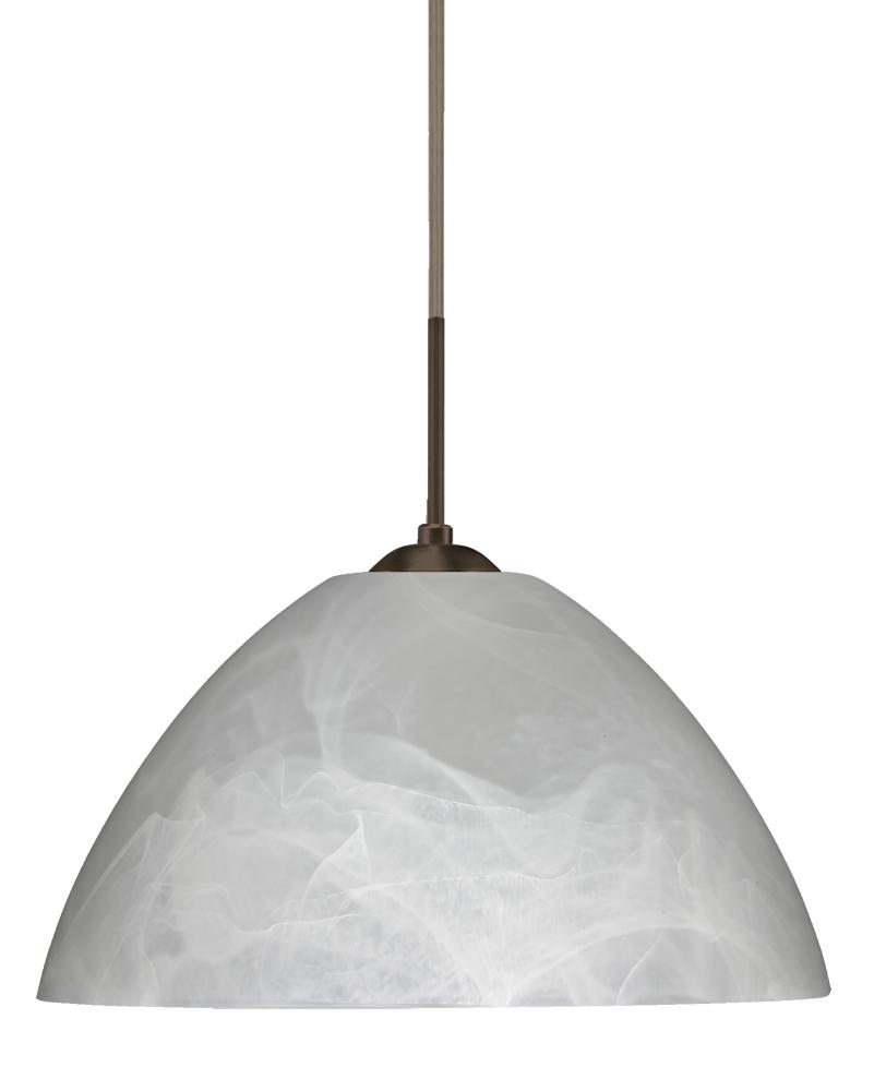 Besa Tessa LED Pendant Marble Bronze 1x9W LED, 15Ft. Cord