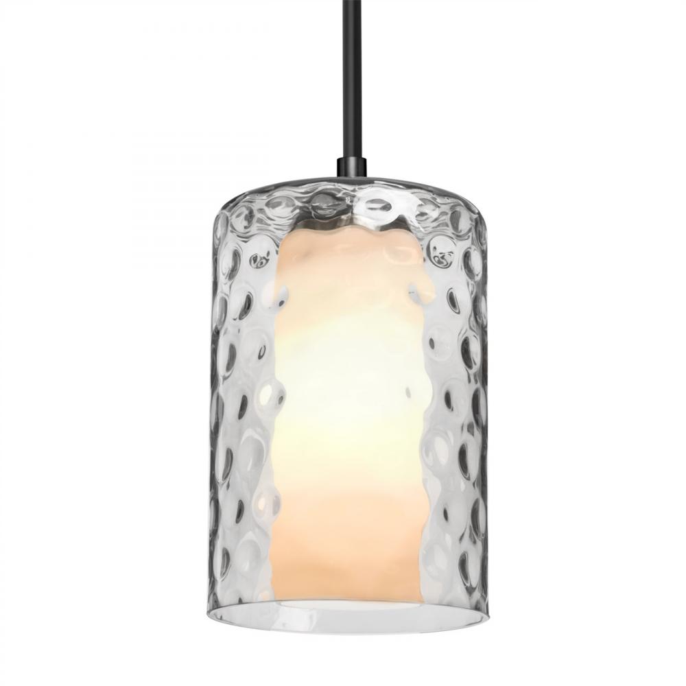 Besa, Esa Cord Pendant, Clear, Black Finish, 1x60W MAX E26 Base