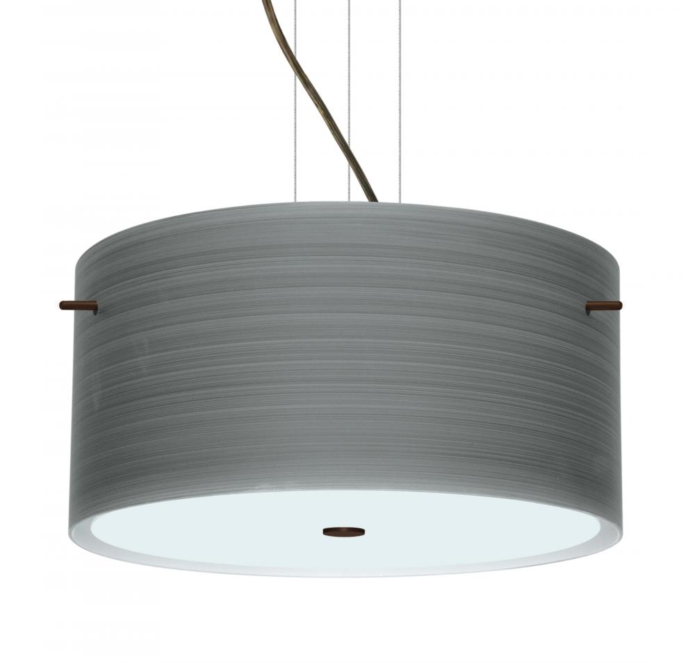 Besa Pendant Tamburo 16 Bronze Titan 3x100W Medium Base