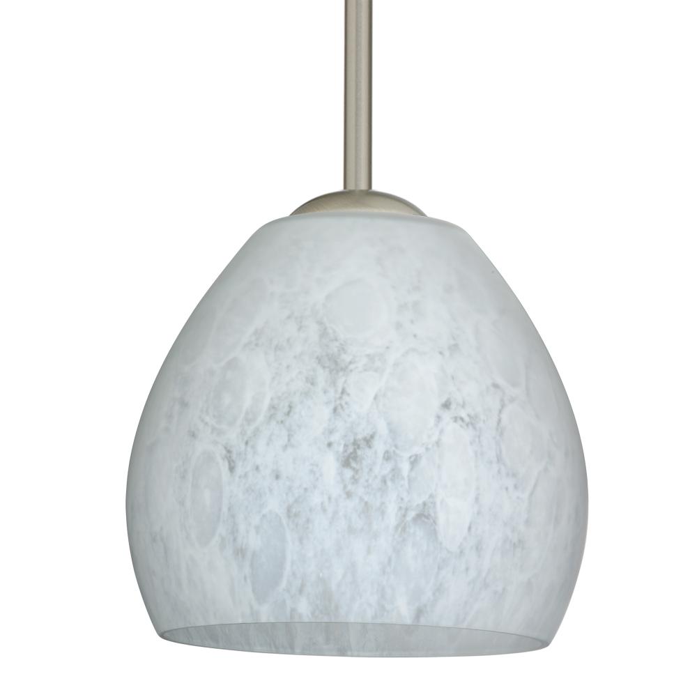 Besa Bolla LED Pendant Carrera Satin Nickel 1x9W LED