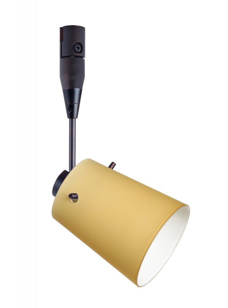 Besa Spotlight With 6&#34; Stem Tammi 3 Bronze Vanilla Matte 1x50W Halogen Mr16