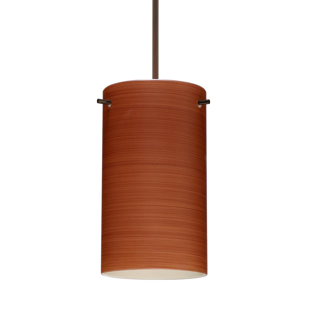 Besa Stilo 7 Pendant Bronze Cherry 1x50W Halogen, 277V, 0-10V Dimming