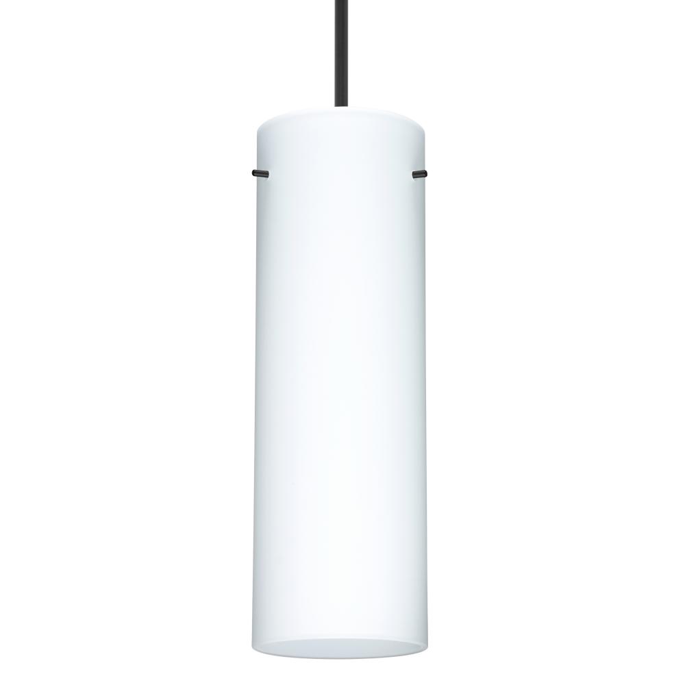 Besa Copa Pendant, Opal Matte, Black, 1x50W Halogen, 277V, 0-10V Dimming