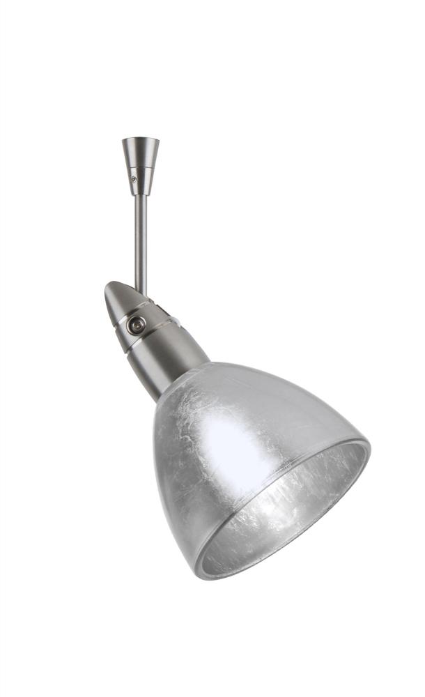 Besa Spotlight With 12&#34; Stem Divi Satin Nickel Silver Foil 1x50W Halogen Mr16