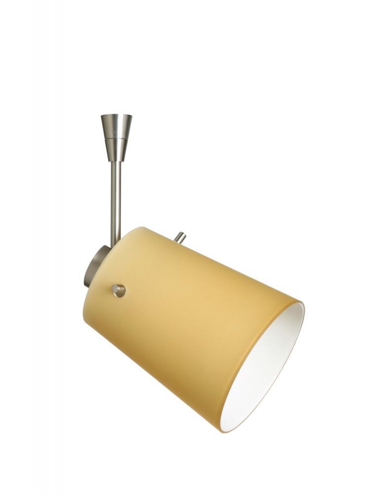 Besa Spotlight With 12&#34; Stem Tammi 3 Satin Nickel Vanilla Matte 1x50W Halogen Mr16