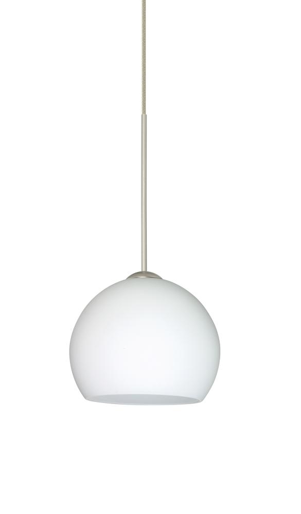 Besa Pendant For Multiport Canopy Palla 5 Satin Nickel Opal Matte 1x5W LED